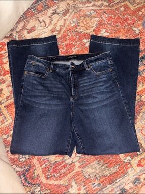 Talbots Indigo Bootcut Jeans in Deep Blue Wash